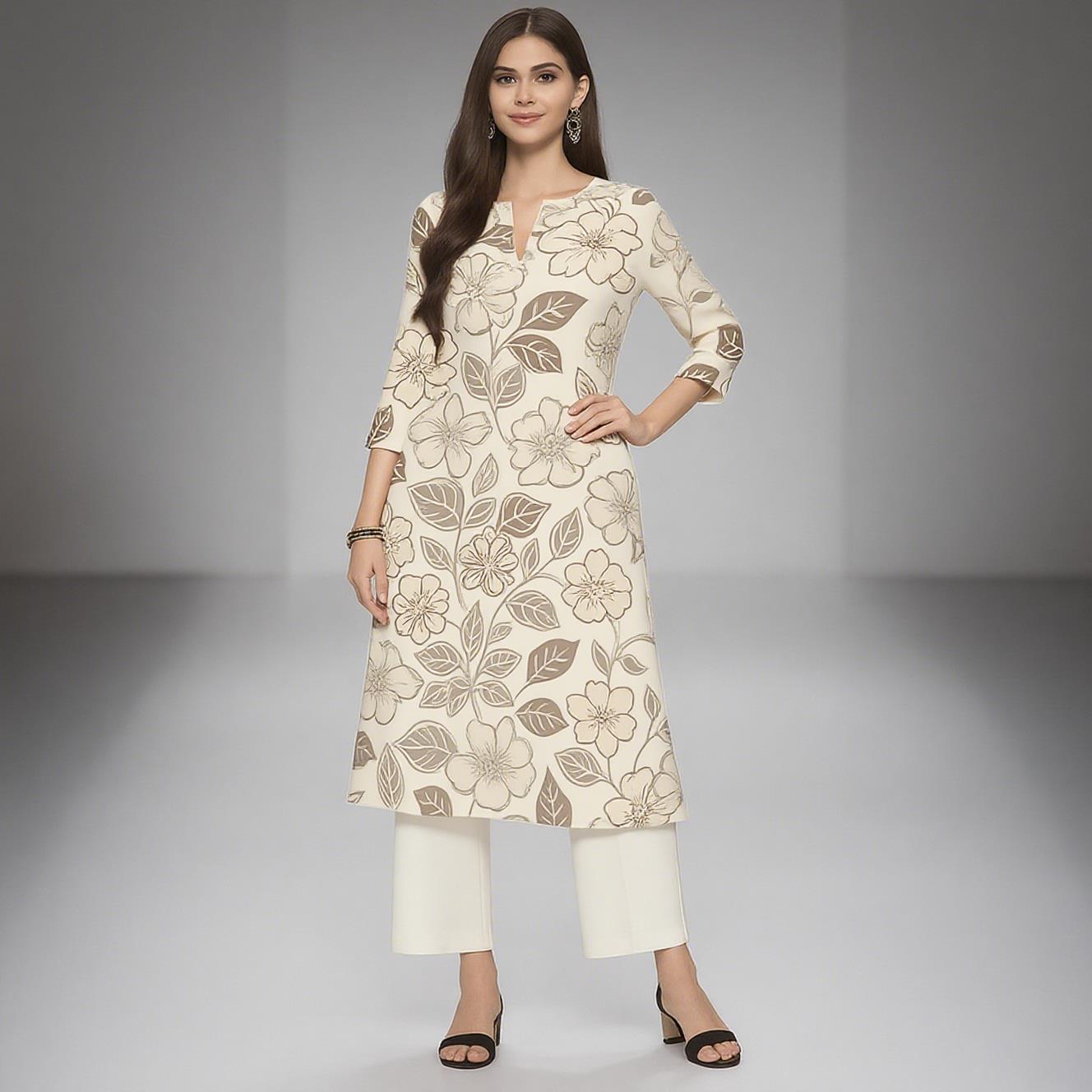 Muslim Women's Kurt Casual Fas - Ethnic Fashion Kurtis review and price