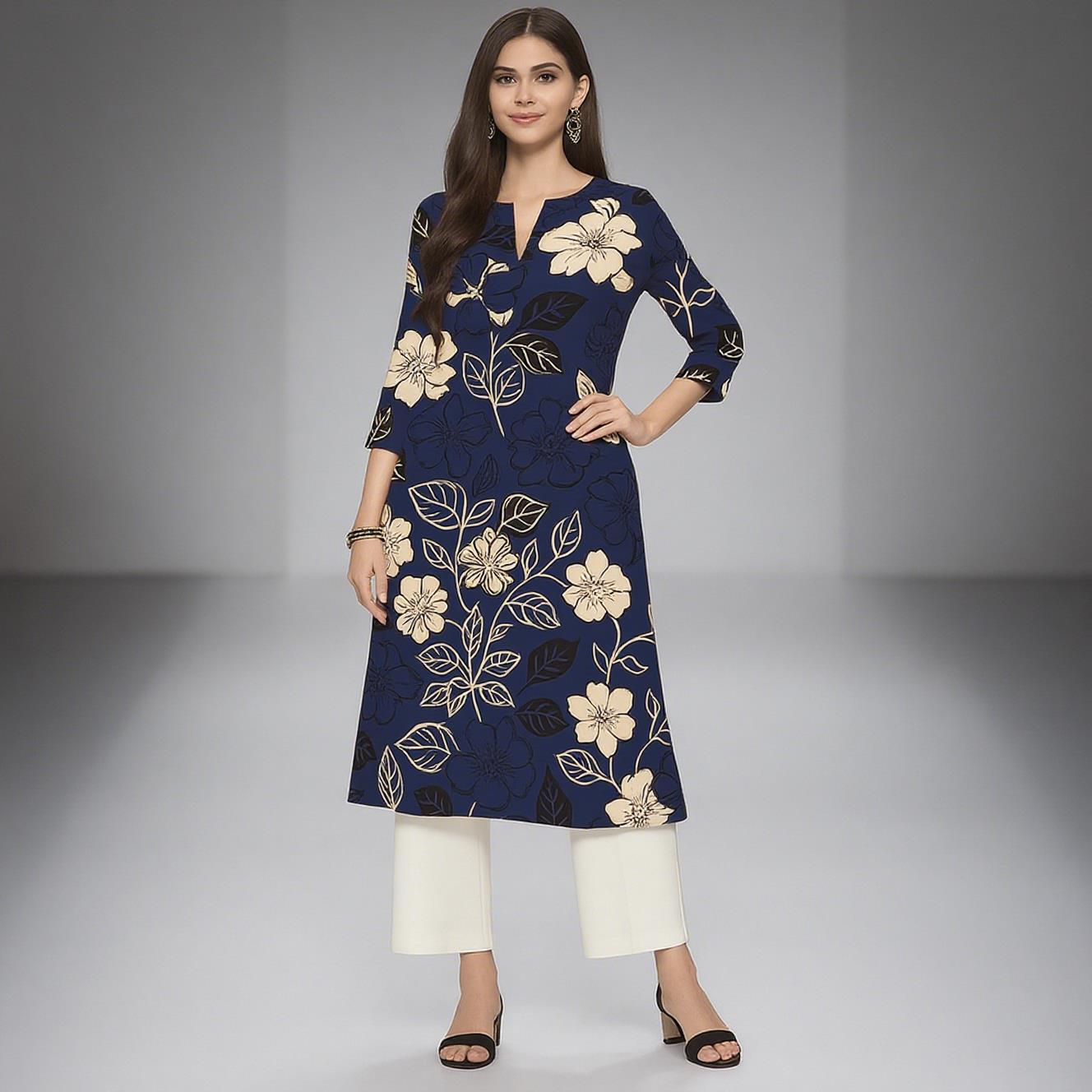 Muslim Women's Kurt Casual Fas - Ethnic Fashion Kurtis review and price