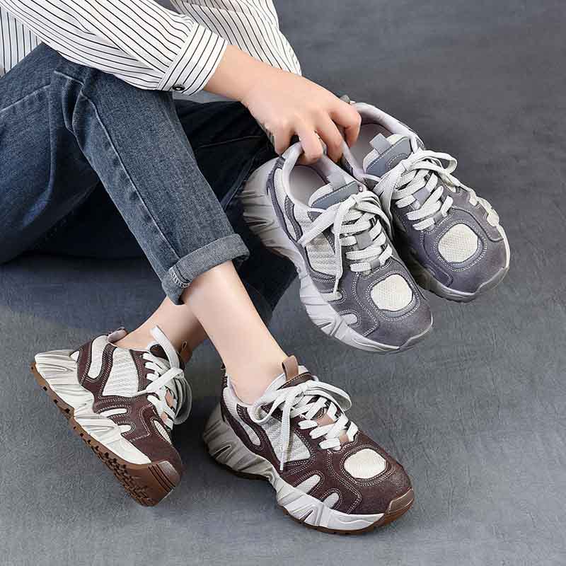 4.5cm Air Mesh Suede Genuine L - Ethnic And Fashion review and price