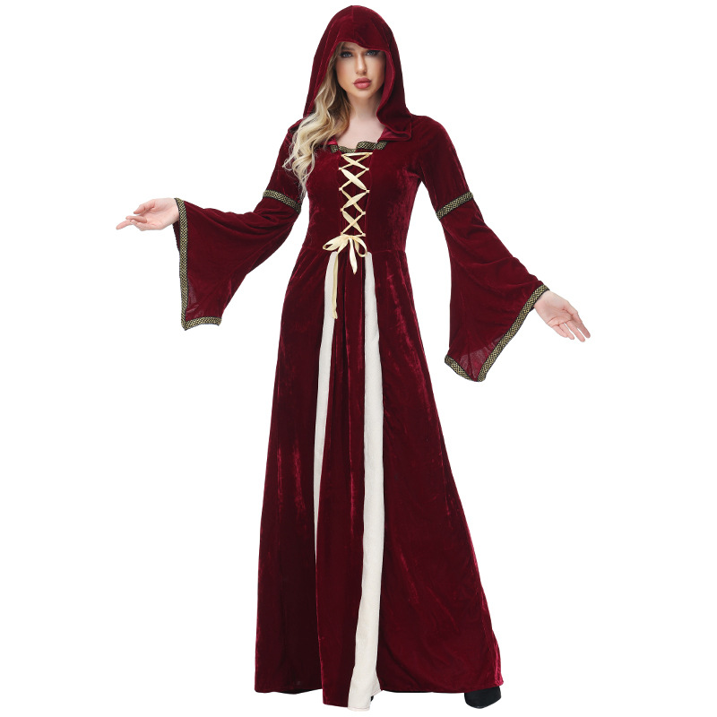 Halloween Gothic Style Long Dr - Ethnic Style Dresses review and price