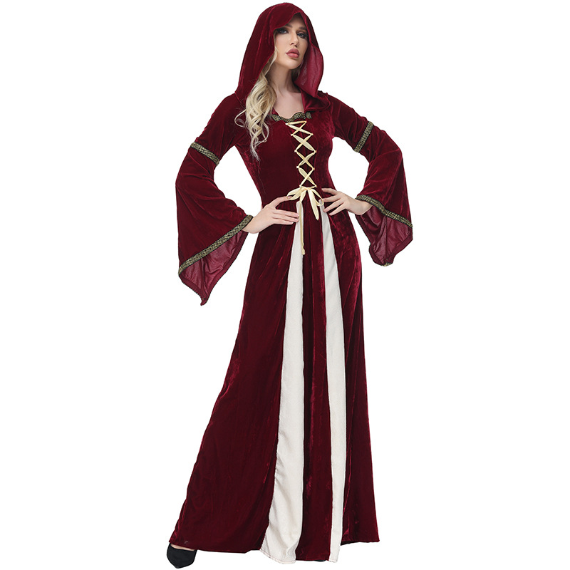 Halloween Gothic Style Long Dr - Ethnic Style Dresses review and price