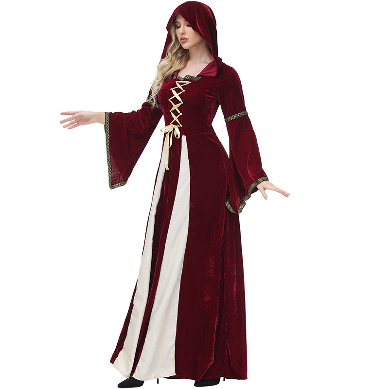 Halloween Gothic Style Long Dr - Ethnic Style Dresses review and price