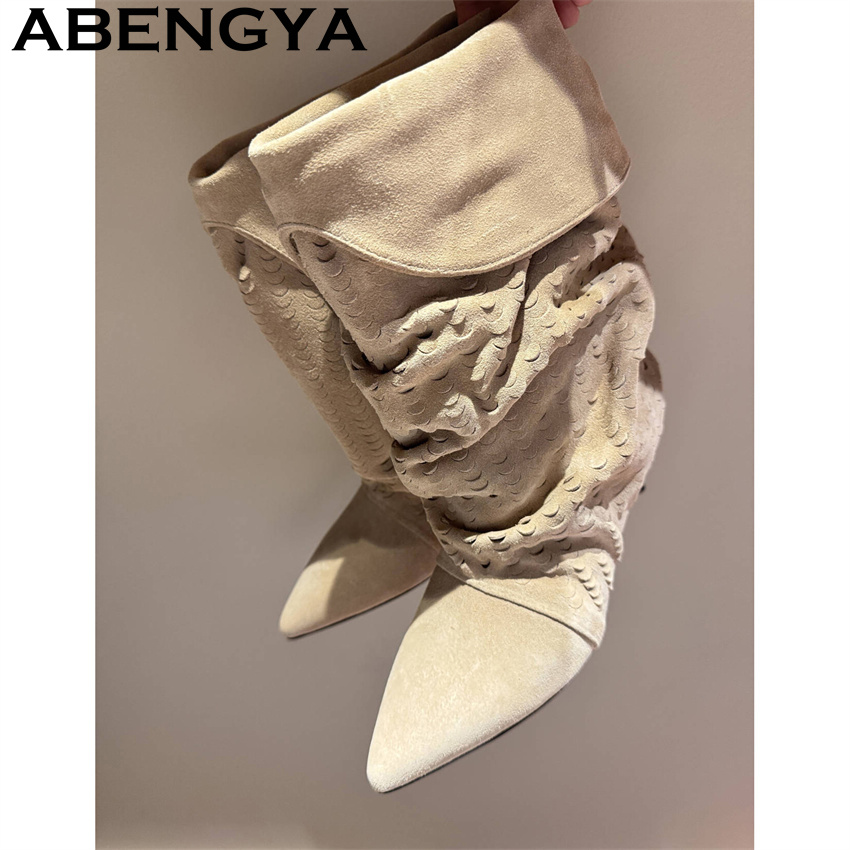 Women's Mid Calf Short Boots 2 - Ethnic And Fashion review and price