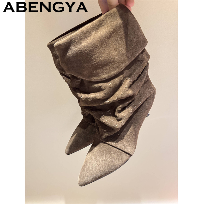 Women's Mid Calf Short Boots 2 - Ethnic And Fashion review and price
