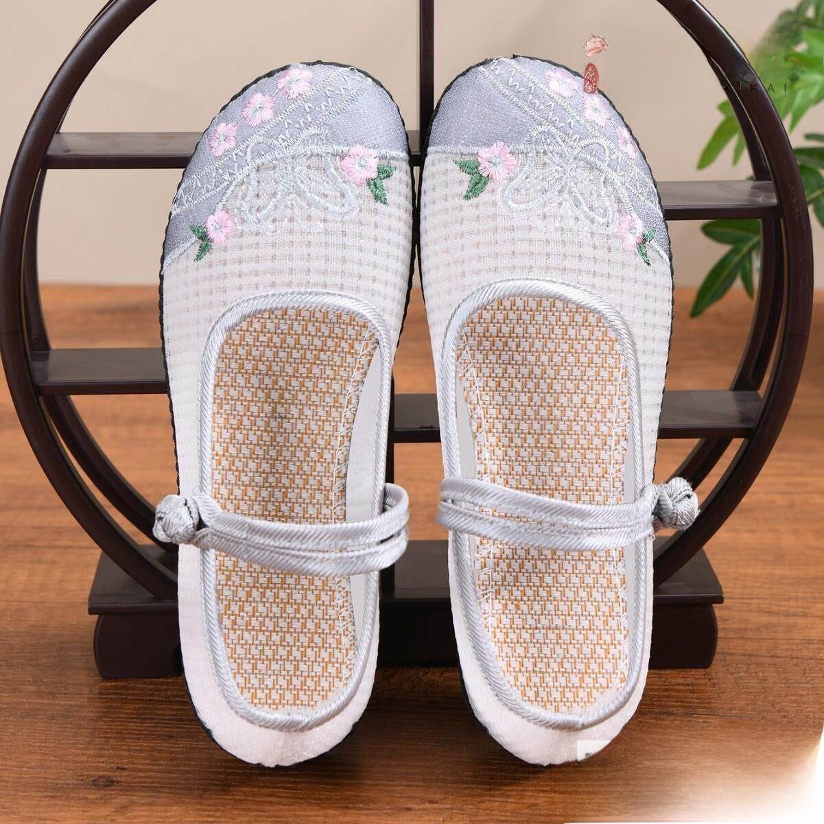 Breathable Embroidered Flat Bo - Ethnic Fashion Online review and price