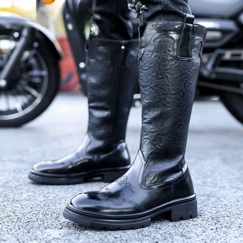 Men's Mid-calf Boots High Qual - Ethnic And Fashion review and price