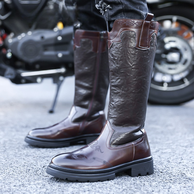Men's Mid-calf Boots High Qual - Ethnic And Fashion review and price
