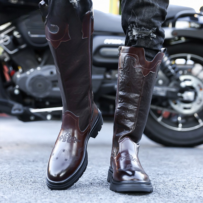 Men's Mid-calf Boots High Qual - Ethnic And Fashion review and price