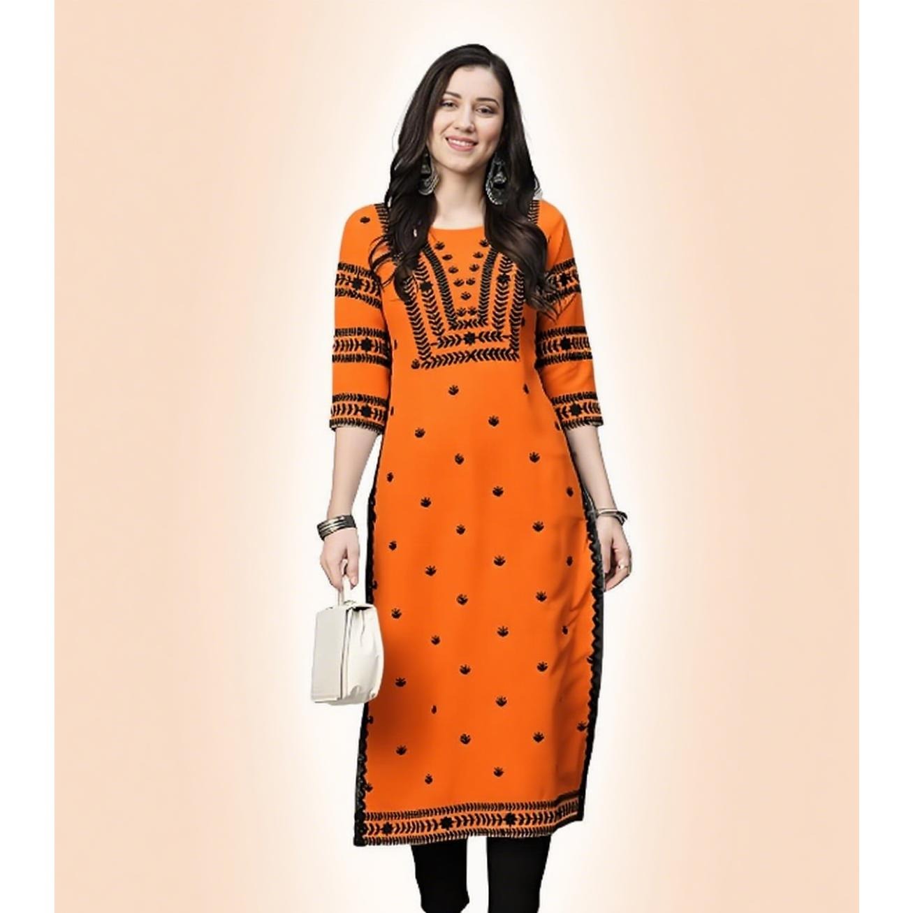 Muslim Kurt Flowers Women's Fa - Ethnic Fashion Kurtis review and price