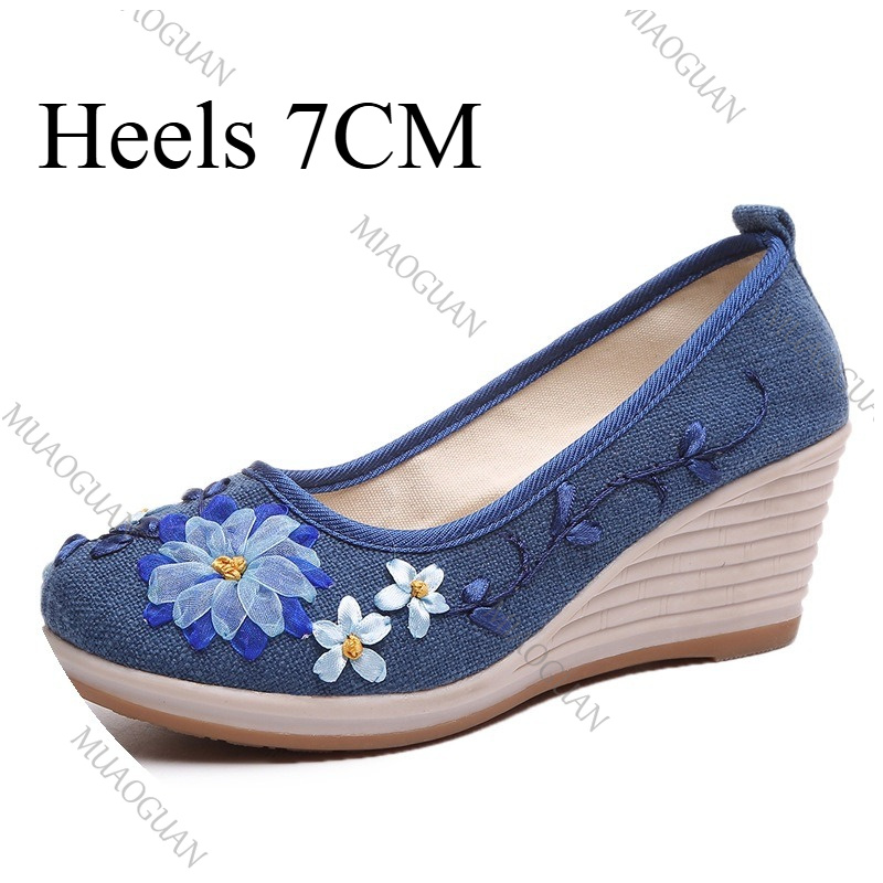 Embroidered Women Comfort Wedg - Ethnic And Fashion review and price