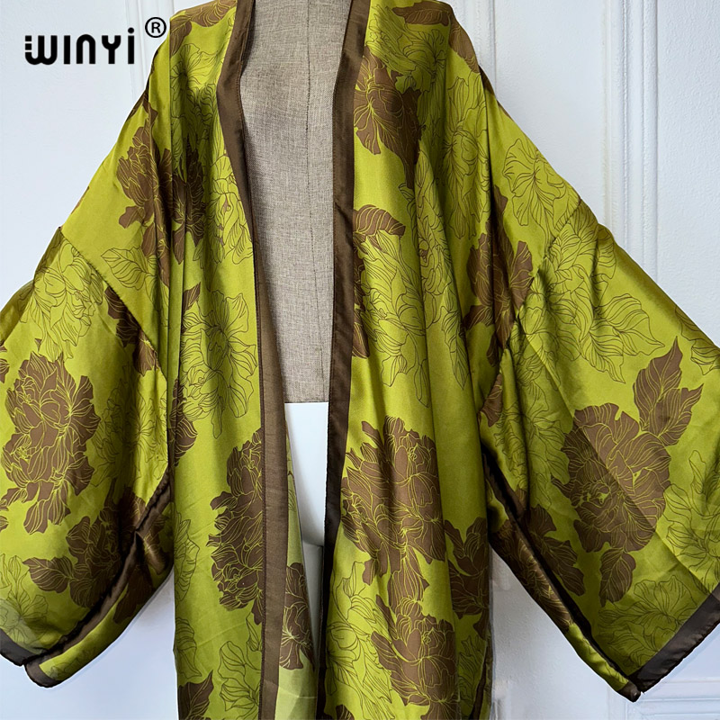 WINYI Africa boho print Kimono - Ethnic Style Dresses review and price