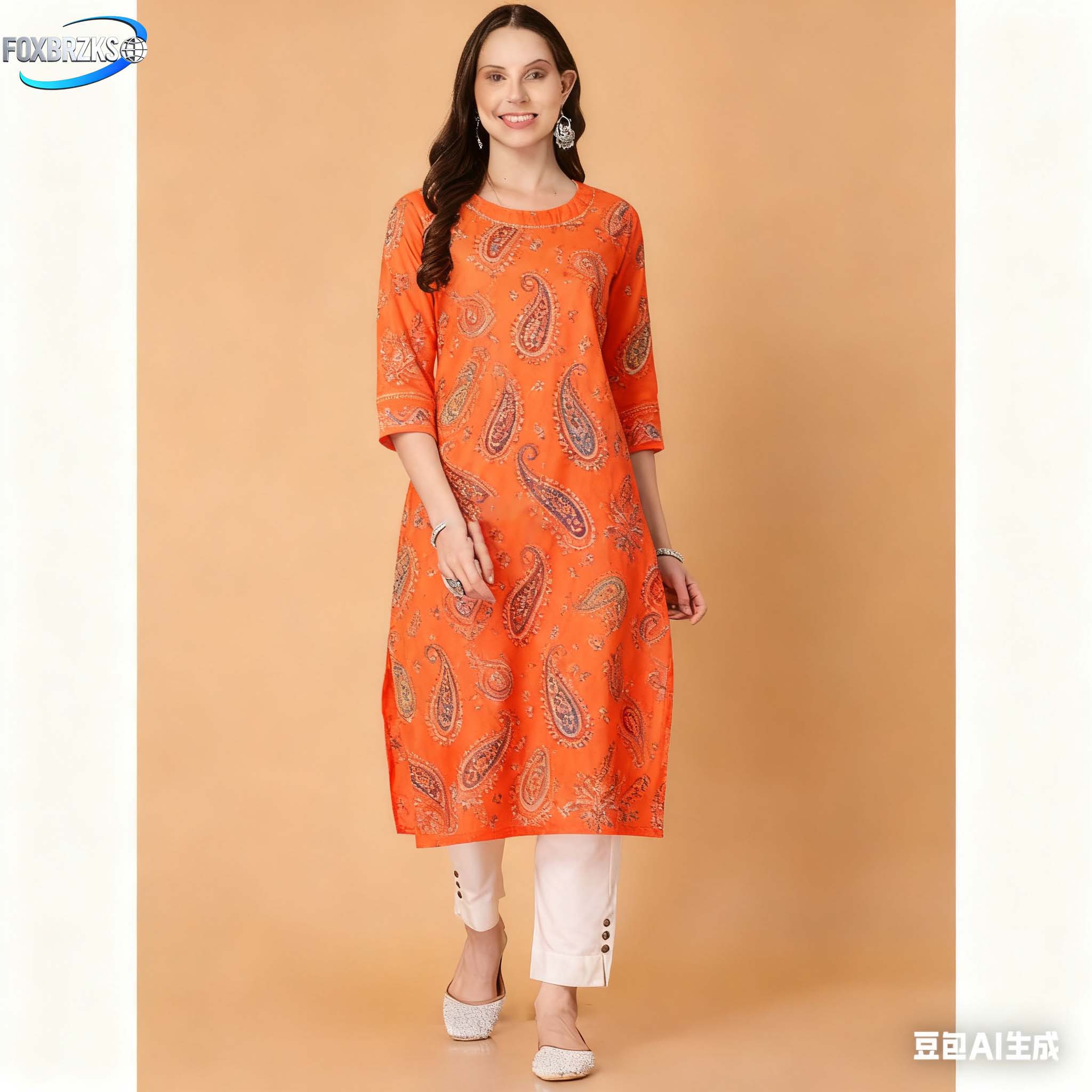 National style Kurt Women's Fa - Ethnic Fashion Kurtis review and price