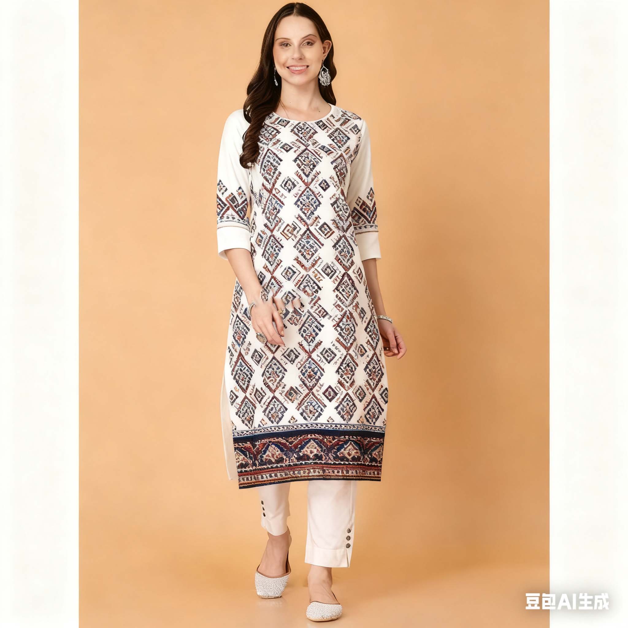 National style Kurt Women's Fa - Ethnic Fashion Kurtis review and price