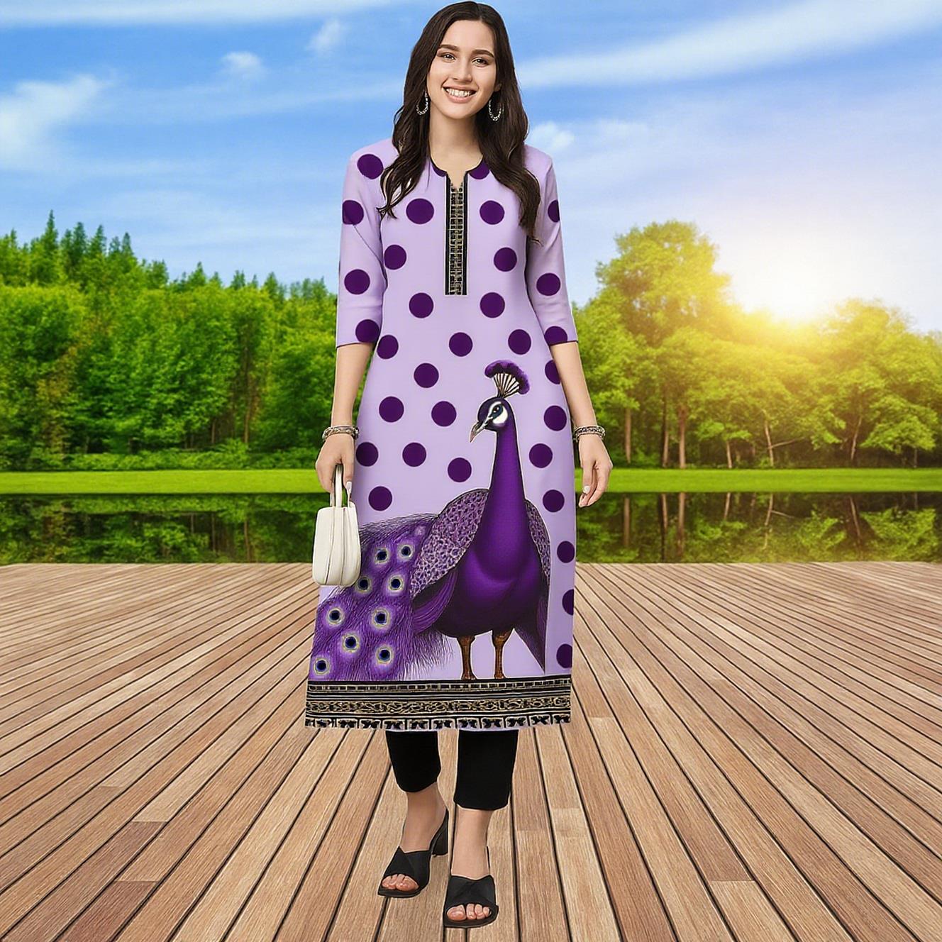 Muslim Kurt Women Casual Fashi - Ethnic Fashion Kurtis review and price