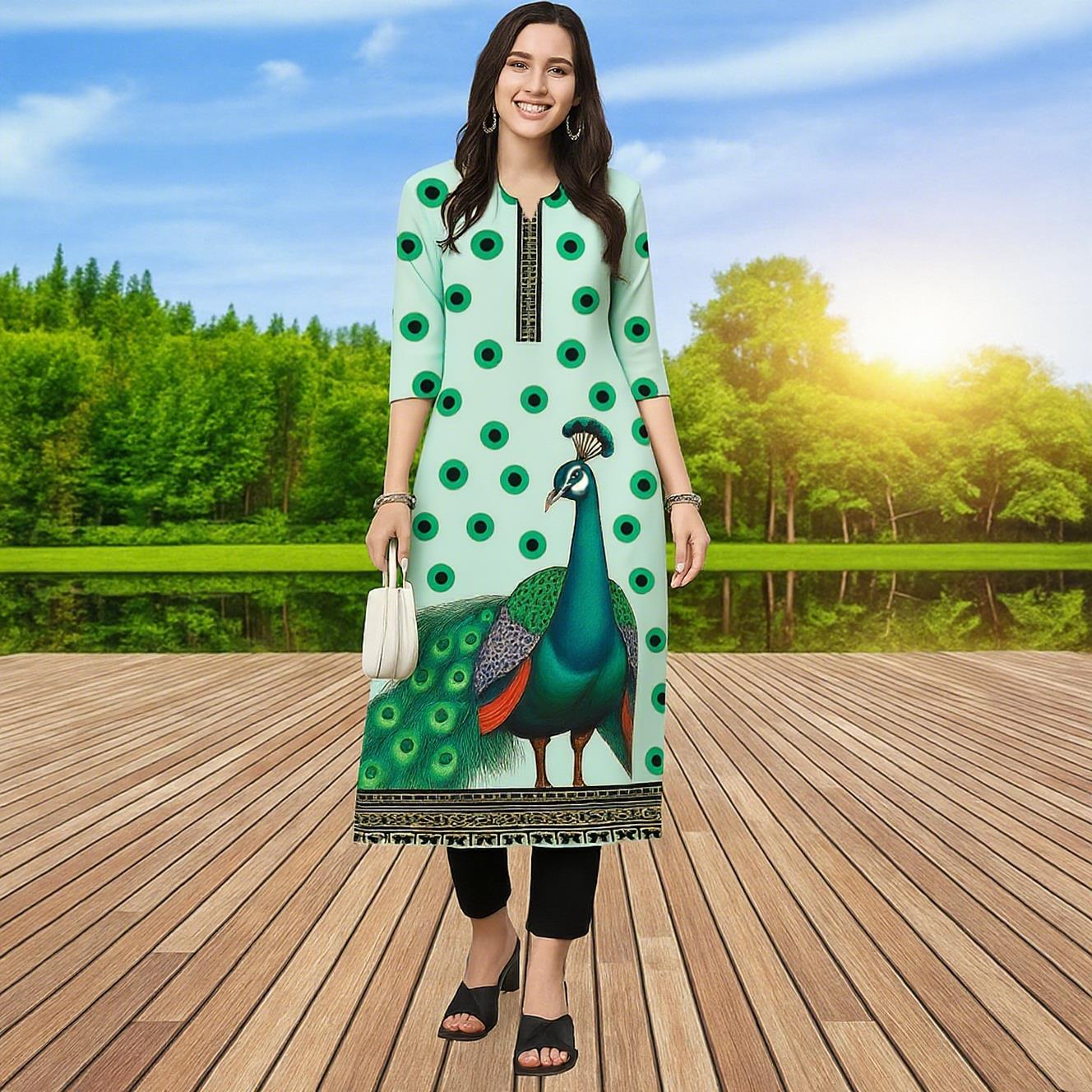 Muslim Kurt Women Casual Fashi - Ethnic Fashion Kurtis review and price