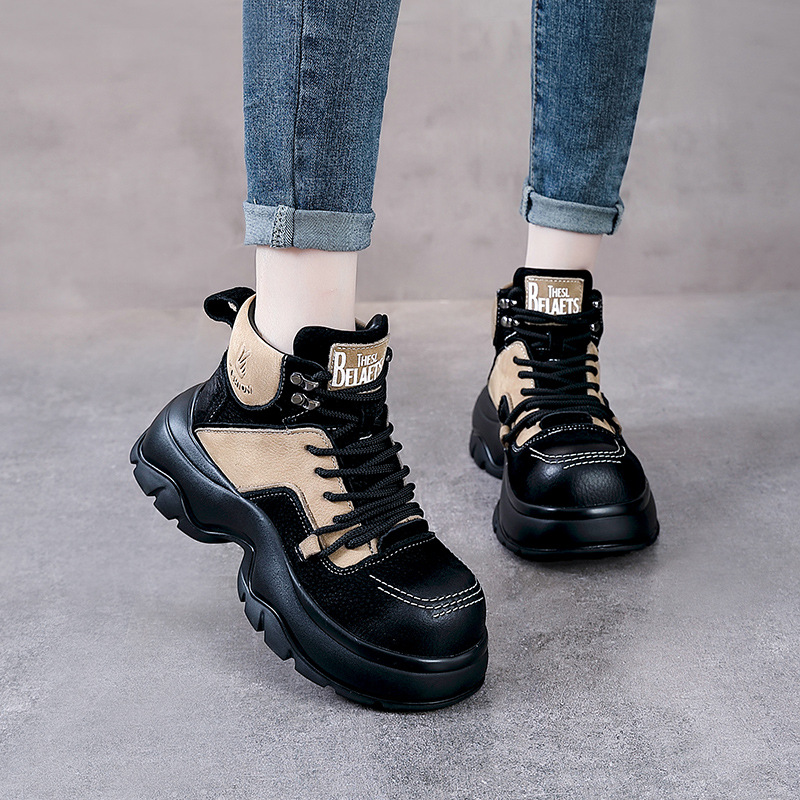 6cm Genuine Leather Wedge Fash - Ethnic And Fashion review and price