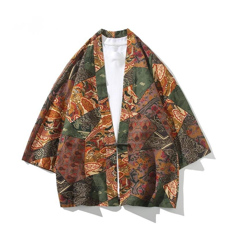 Ethnic Style Print Yukata Men  - Ethnic And Fashion review and price
