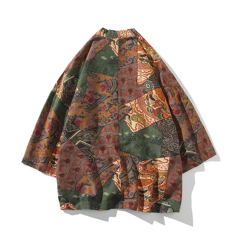Ethnic Style Print Yukata Men  - Ethnic And Fashion review and price