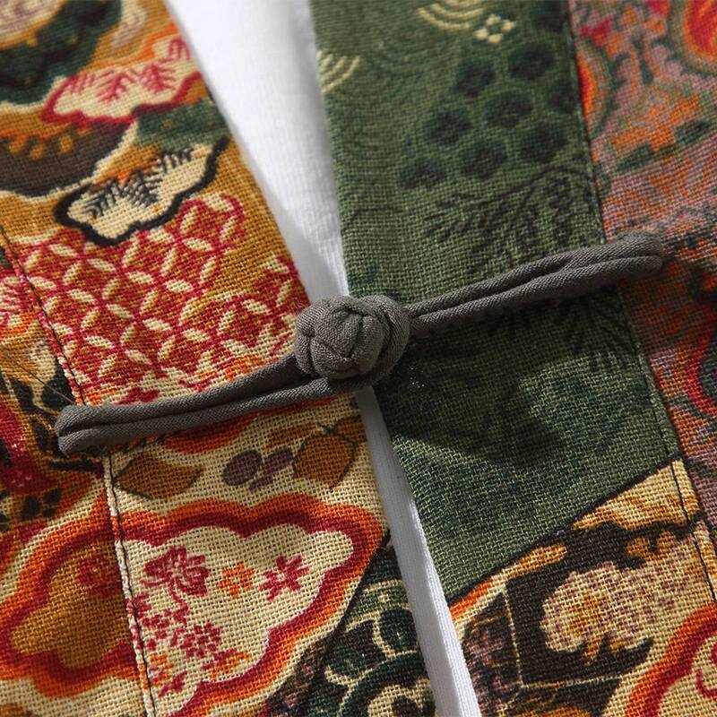 Ethnic Style Print Yukata Men  - Ethnic And Fashion review and price